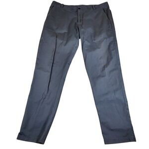 Lululemon Mens Grey Commission Pant Slim Fit Stretch Travel Business Casual 38